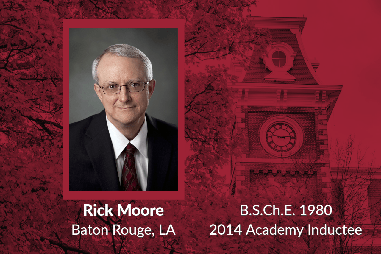 Rick Moore, B.S.1908, 2014 Academy Inductee
